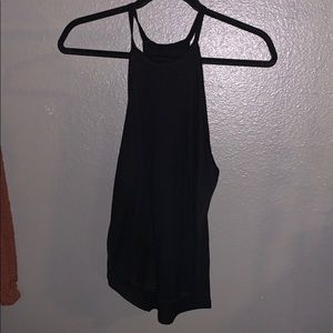 Black halter top